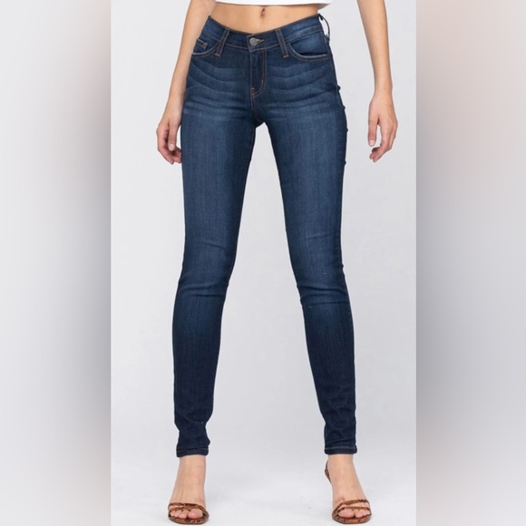 Judy blues high rise dark blue washed skinny leg jeans 26” - Picture 1 of 8